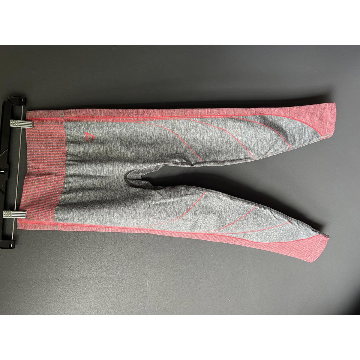 Gymshark Women's Leggings Stylish Gray & Pink